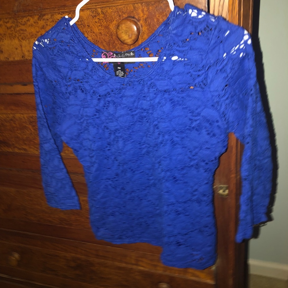 Royal Lace Knit Top